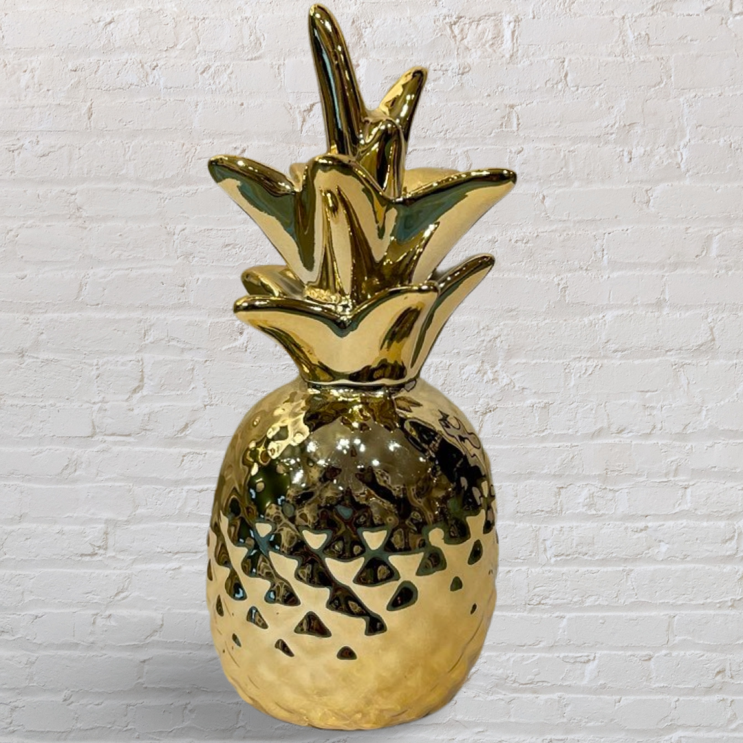 Small Pineapple Decor Gold
