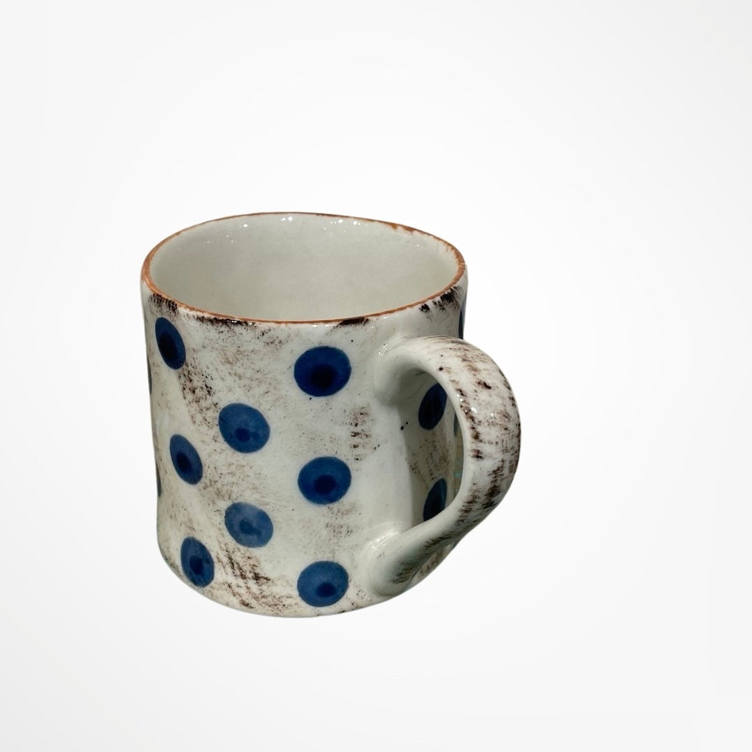 Emily Mug Big Blue Dots