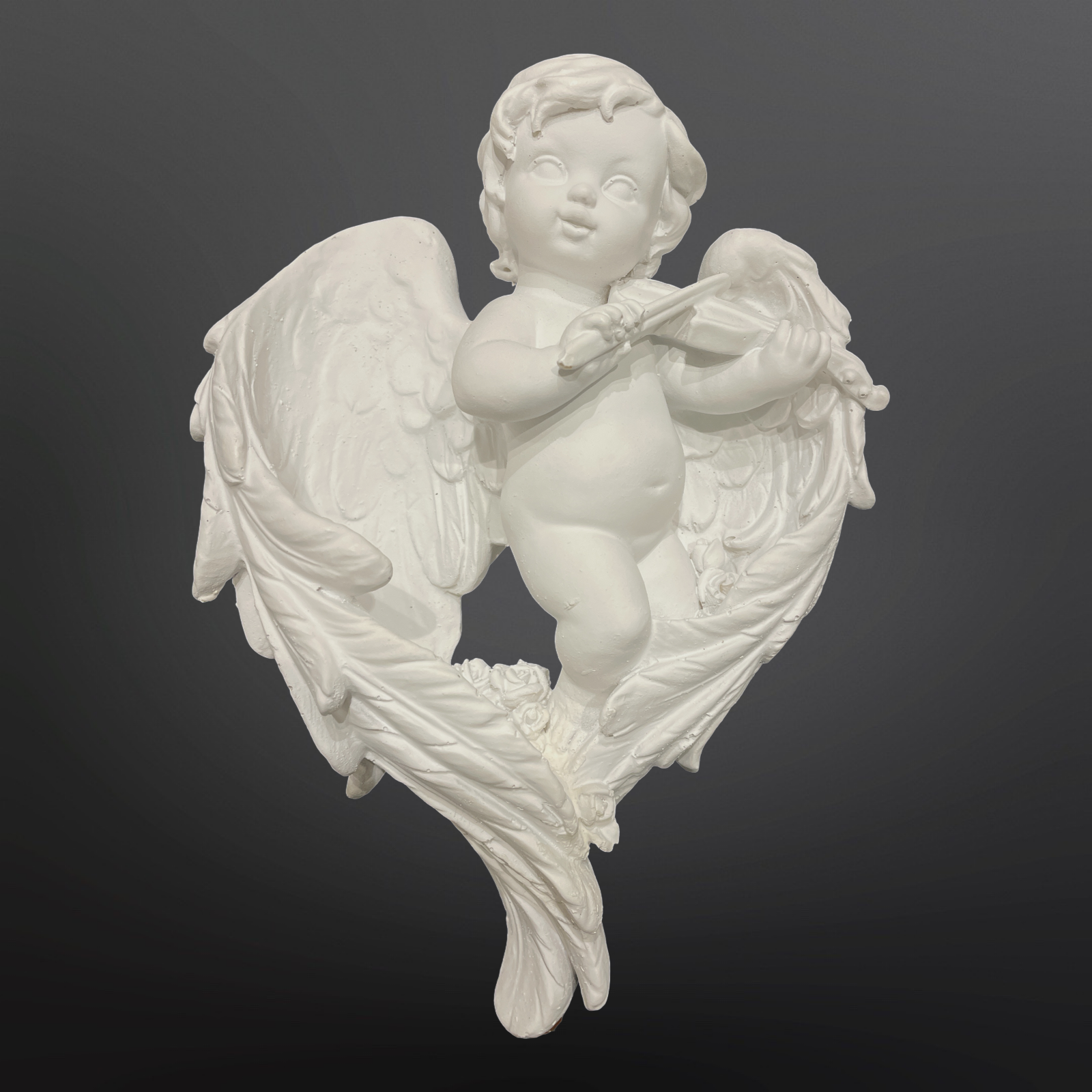 Wall Decor White Cherub S02 (B)