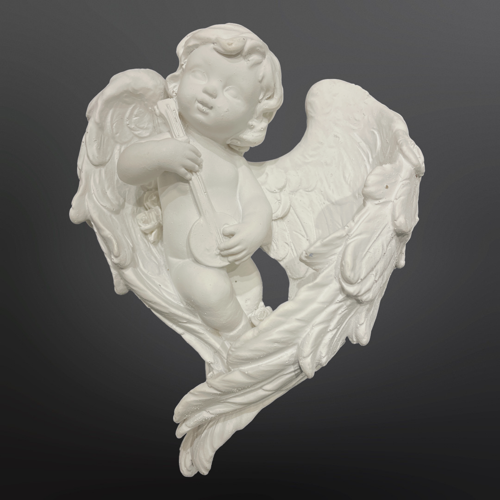 Wall Decor White Cherub S02 (B)