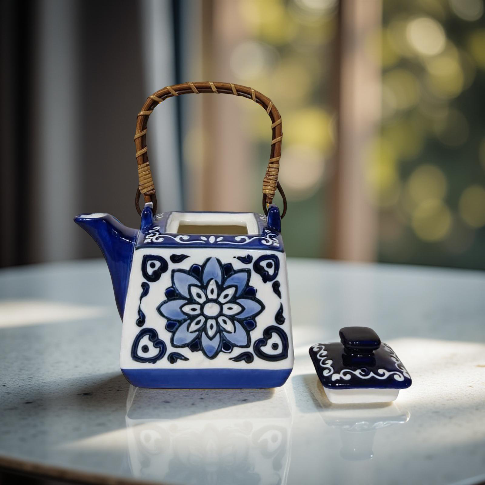 Albert Kettle - Blue Cane Handle