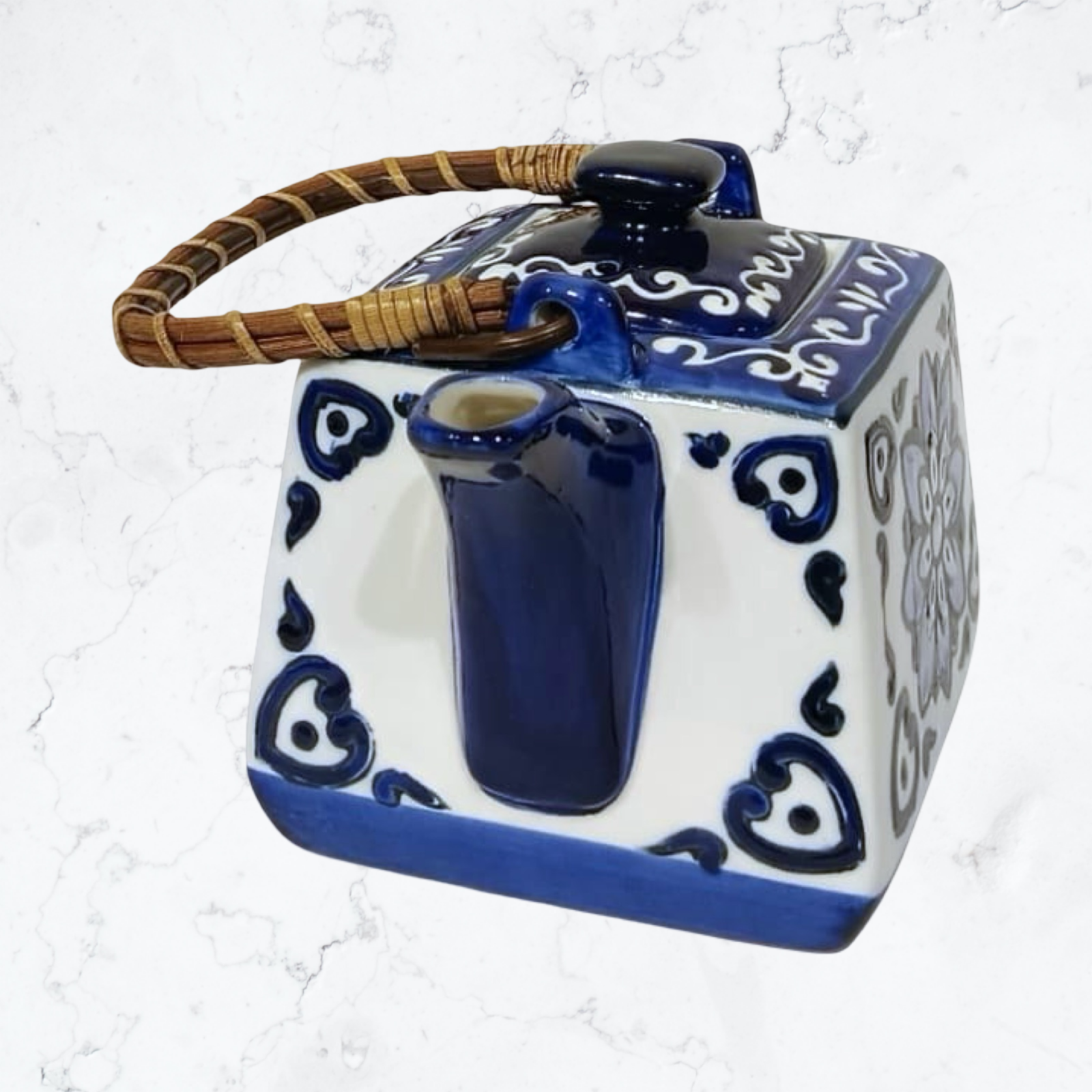 Albert Kettle - Blue Cane Handle