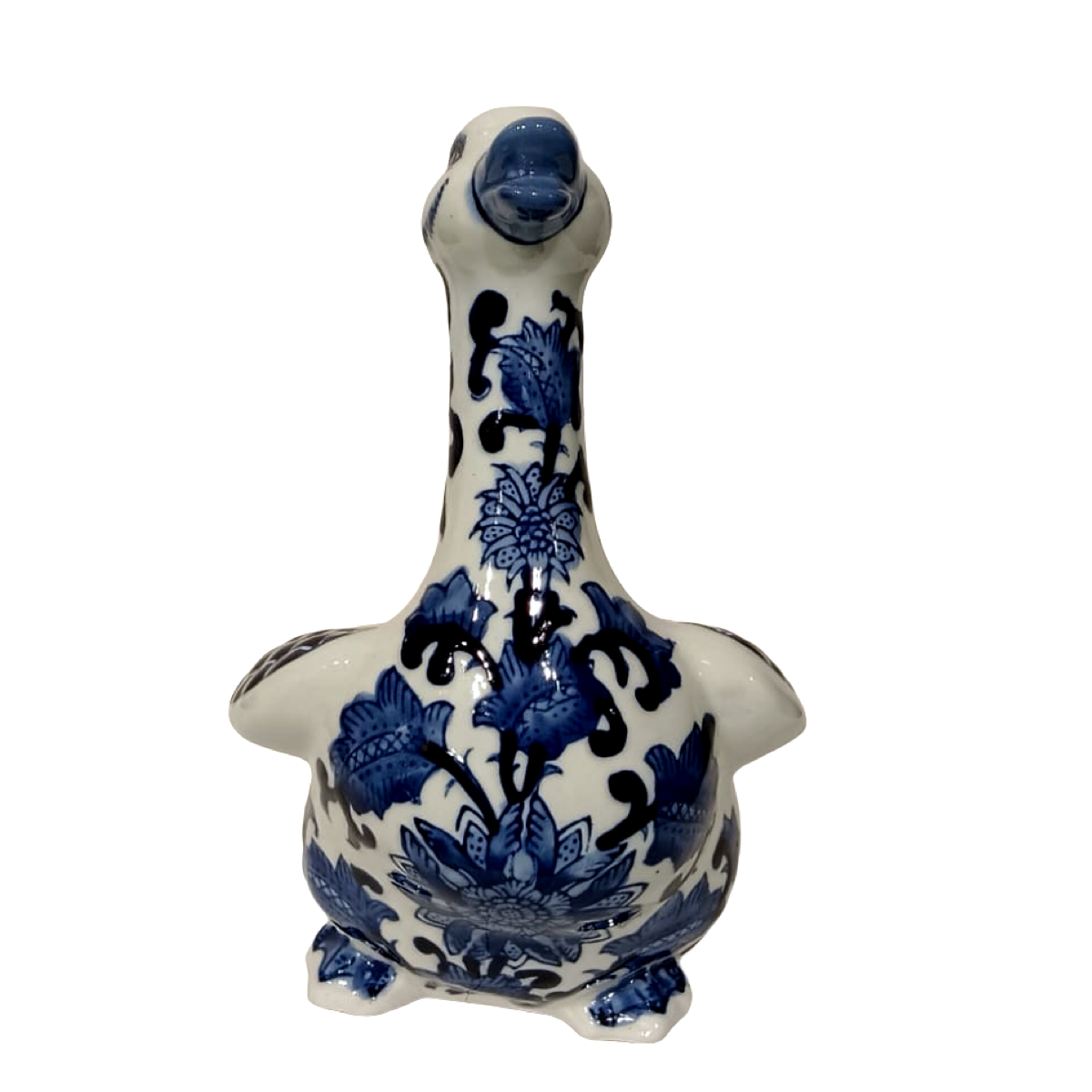 Decorative White & Blue Goose (B)