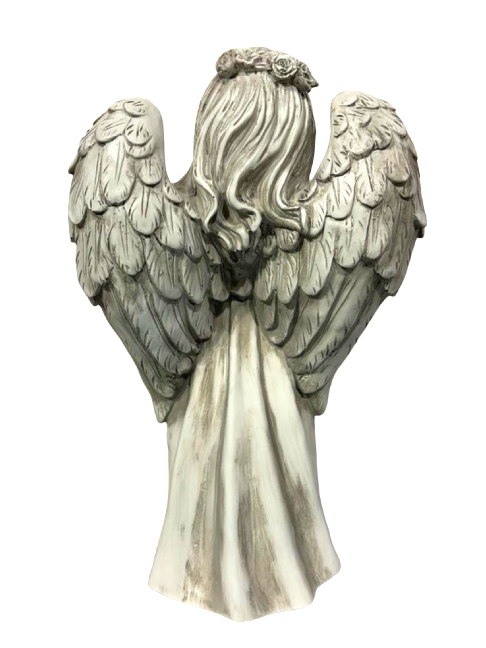 Decor - White Angel With Bird