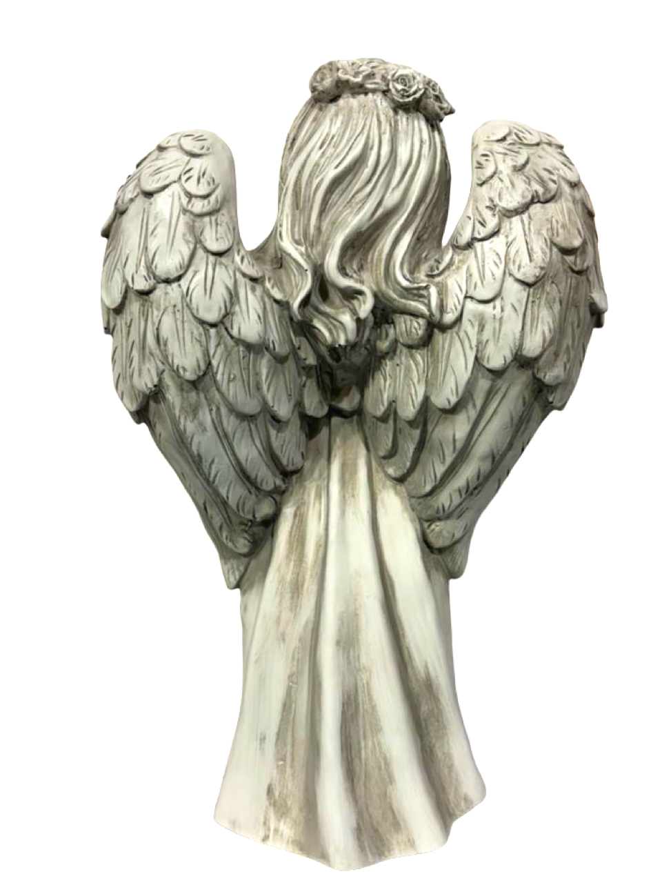 Decor - White Angel Holding Heart