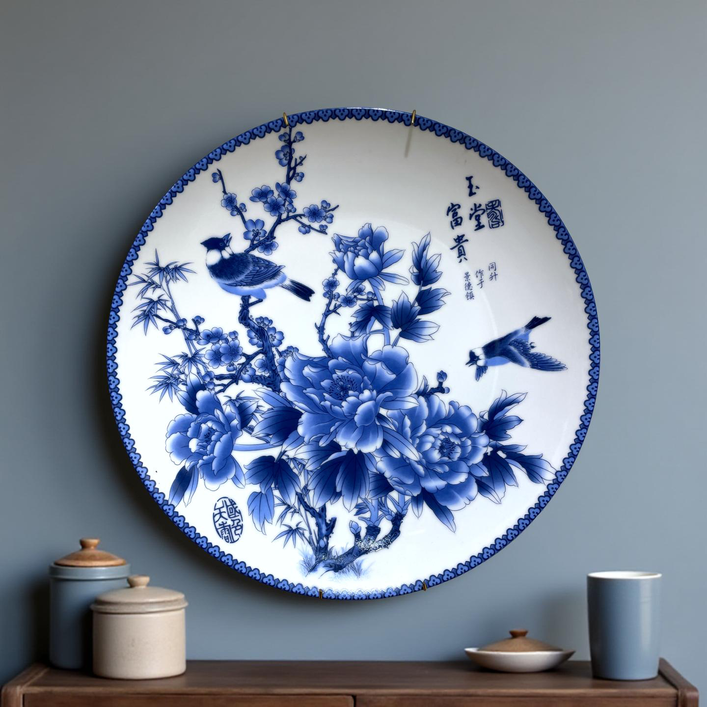 Wall Decor Albert Plate "S" (C)