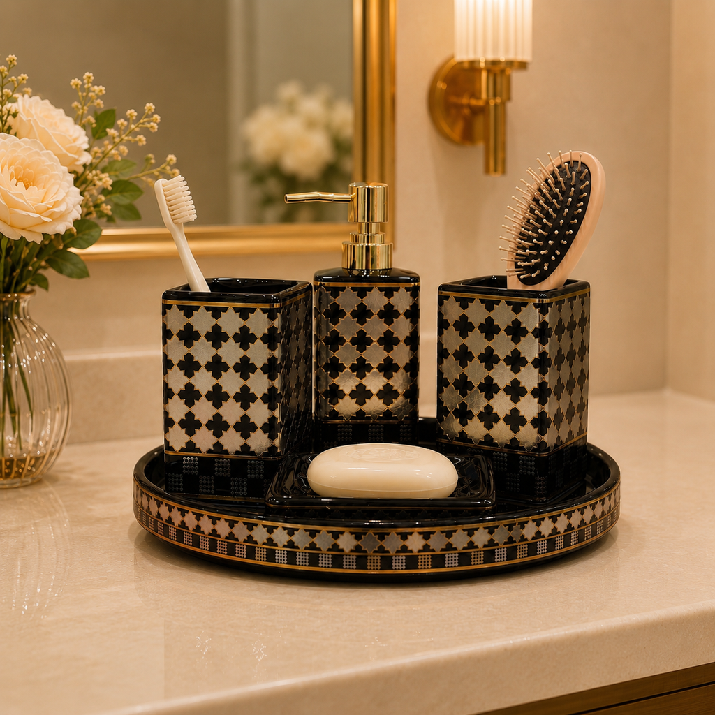 Bath Set Imperial Noir Black