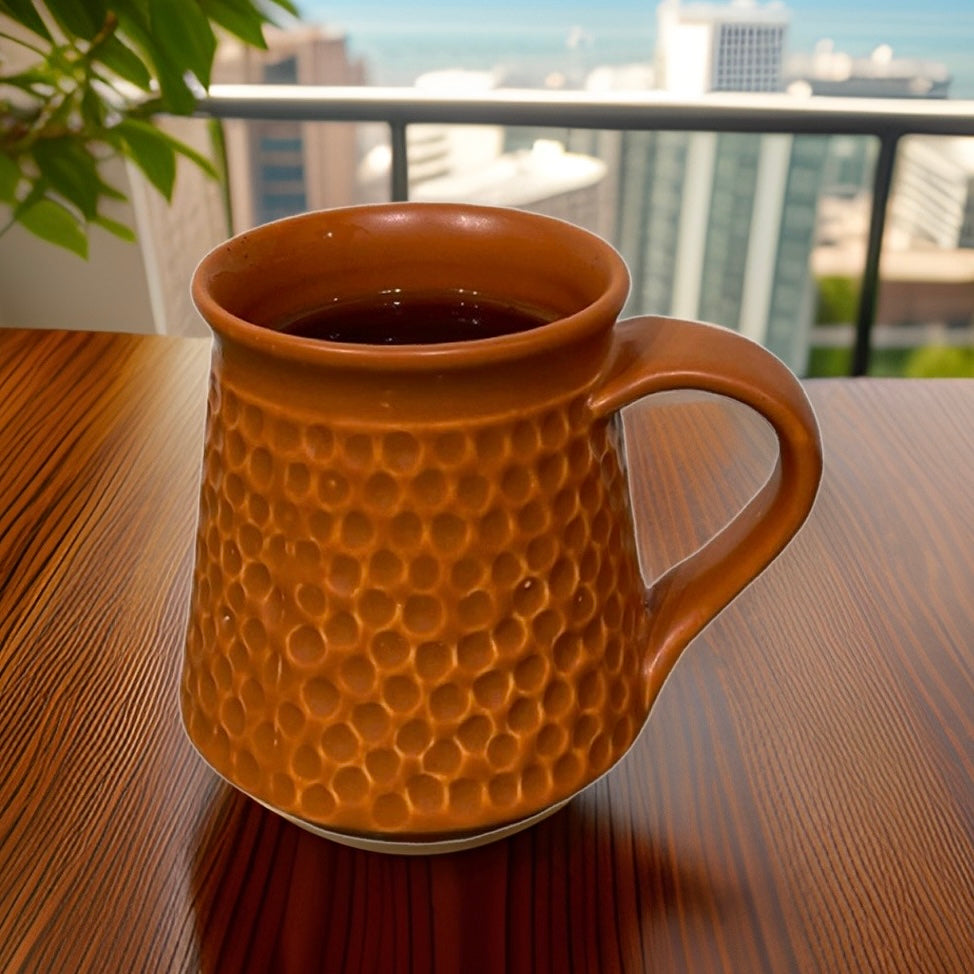 Mug Hammered Orange