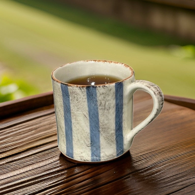 Emily Mug Blue Thick Lines