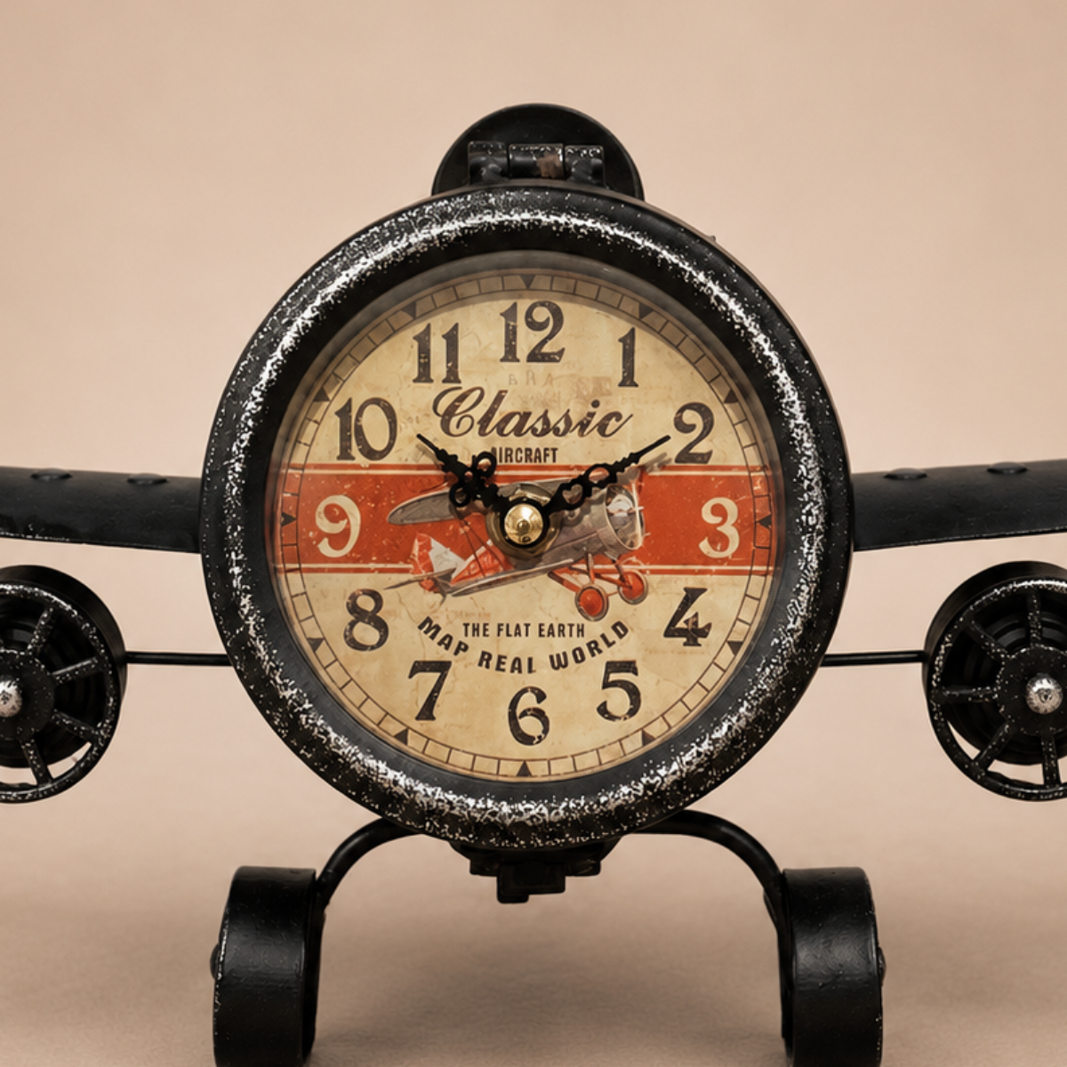 Black Helicopter Clock
