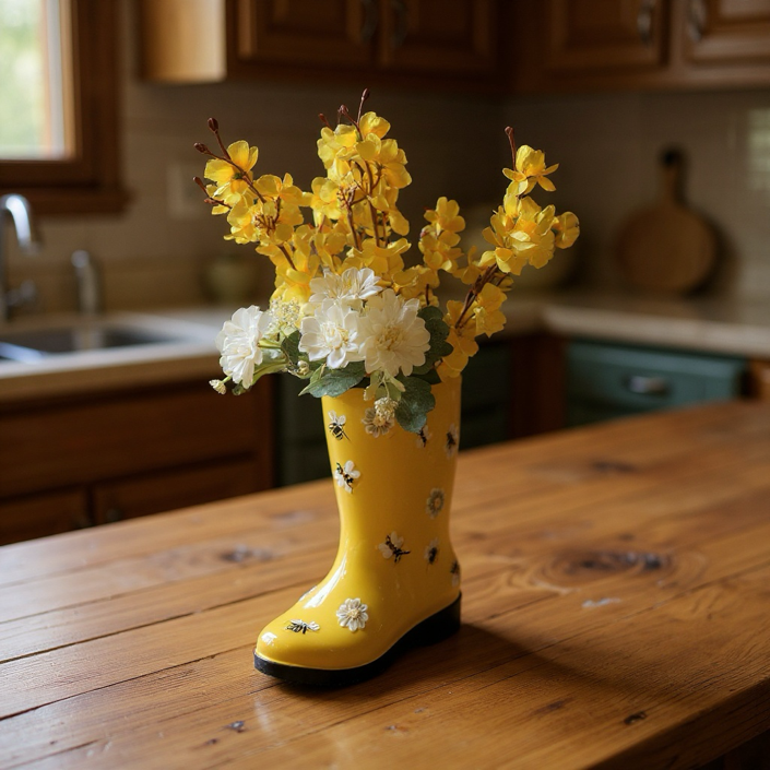 Decorative Yellow Shoe