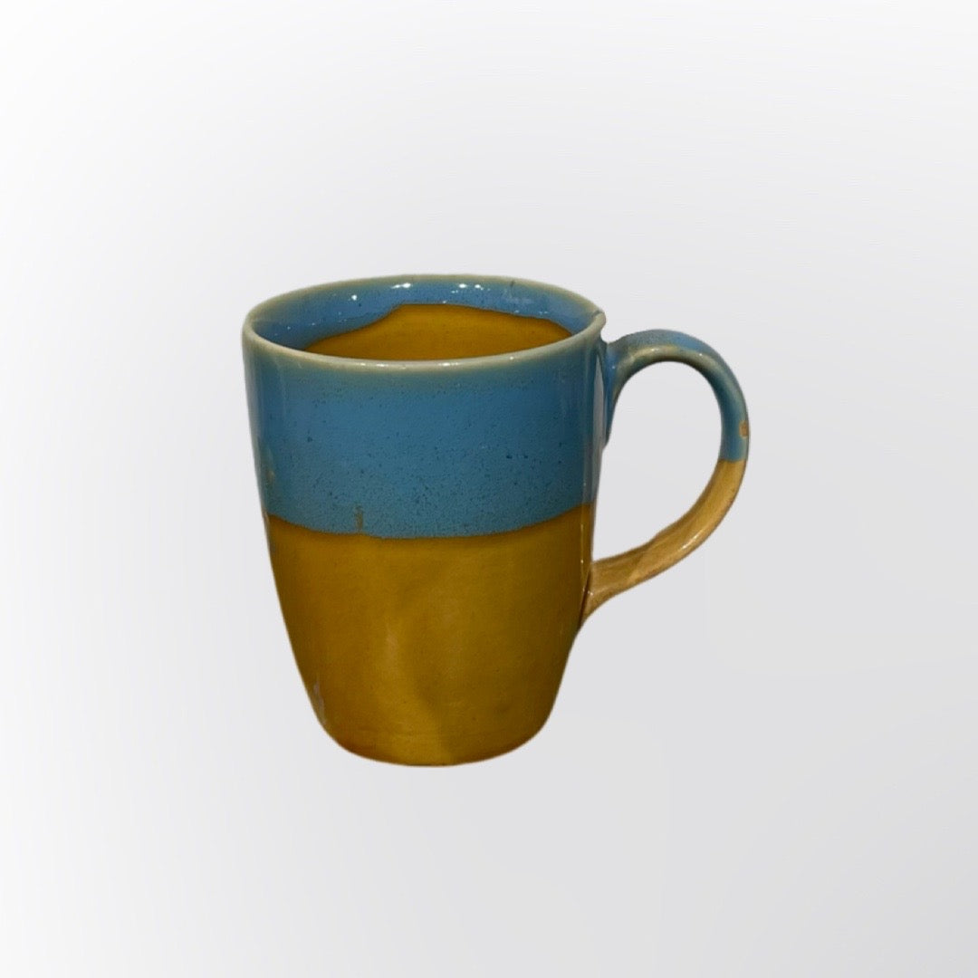 Mug Teal Mustard