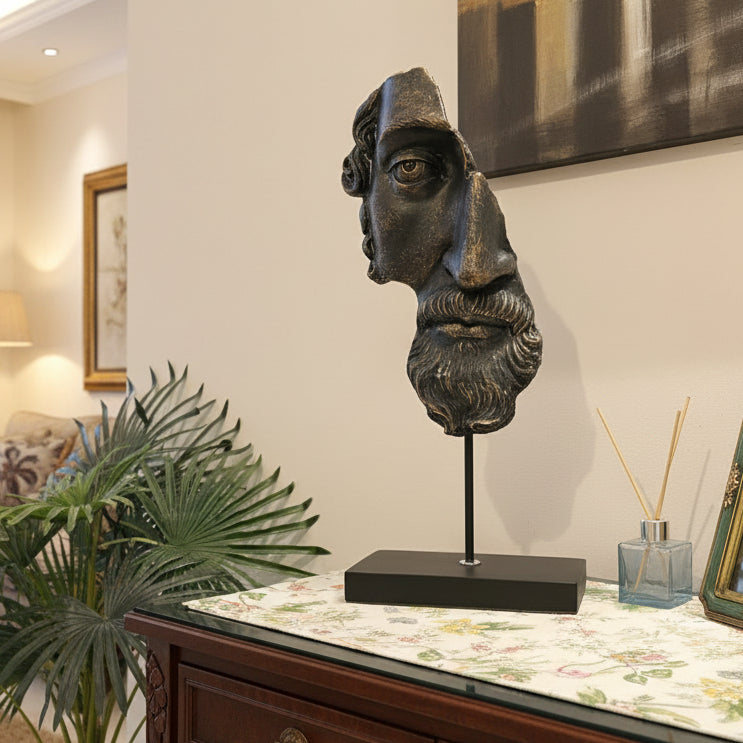 Figurine - The Grey Greek Face