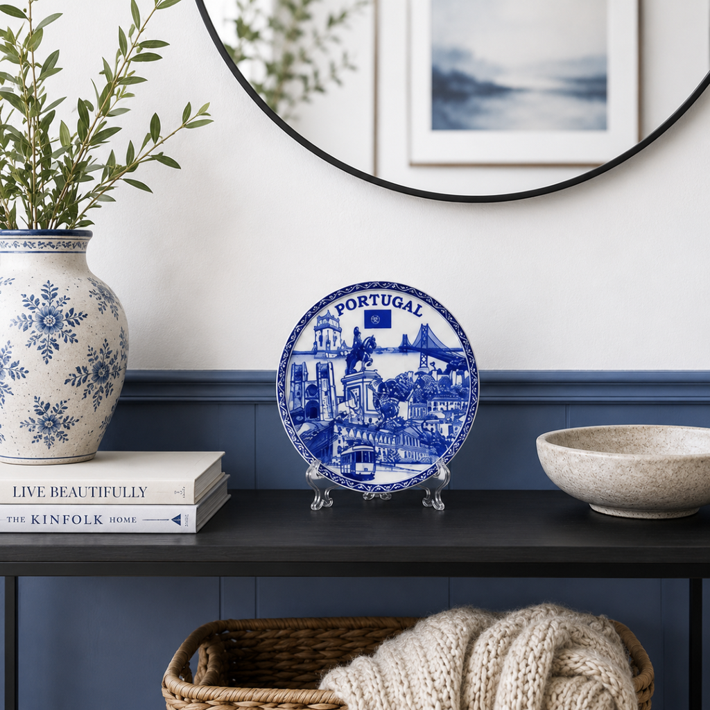 Décor Plate - Embossed World (Portugal)