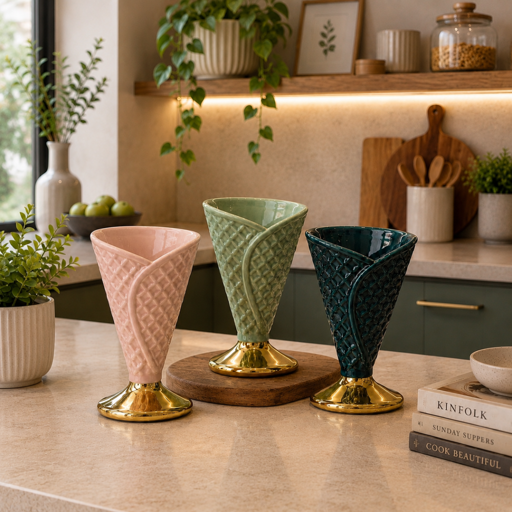 Elegance Cone Serve Pink