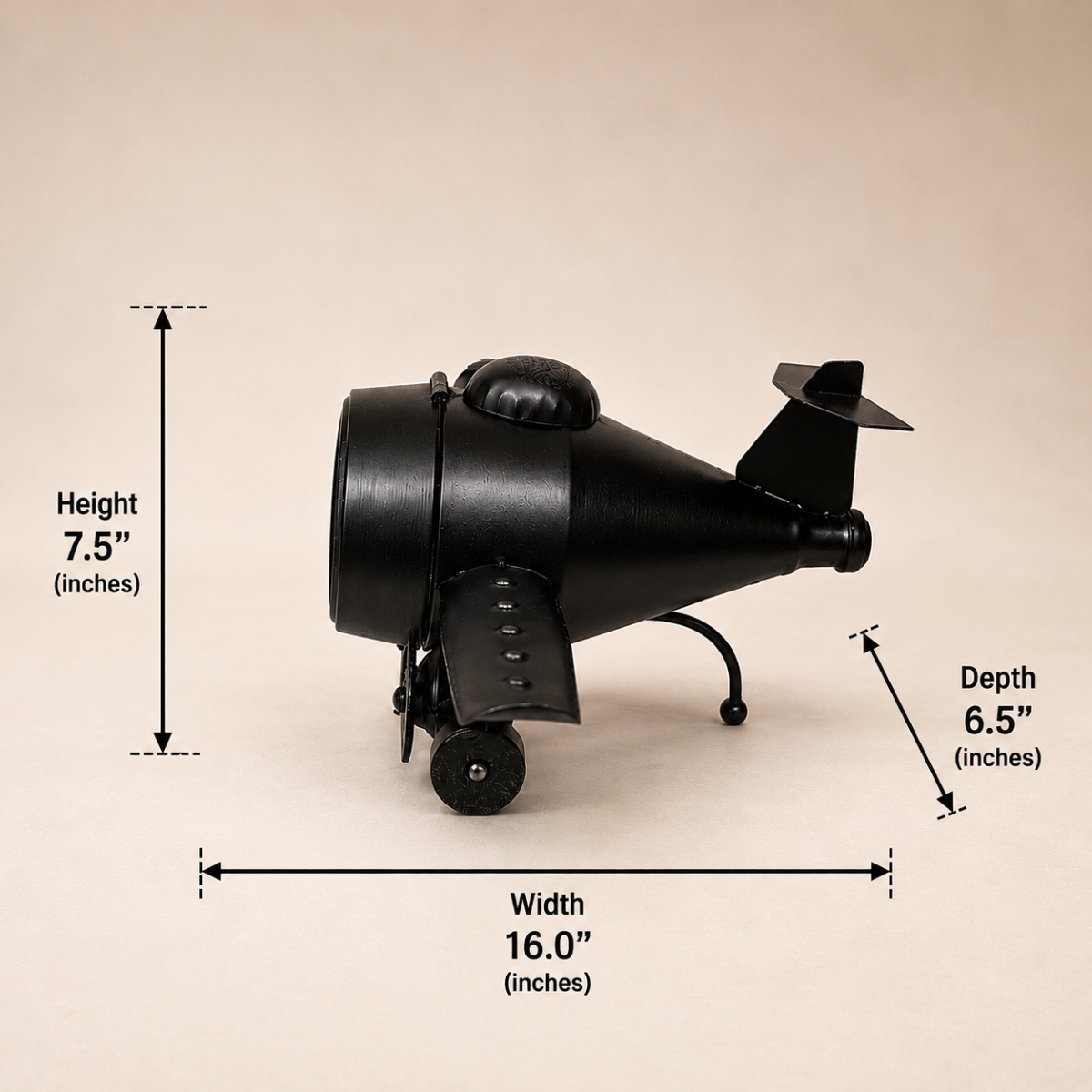Black Helicopter Clock