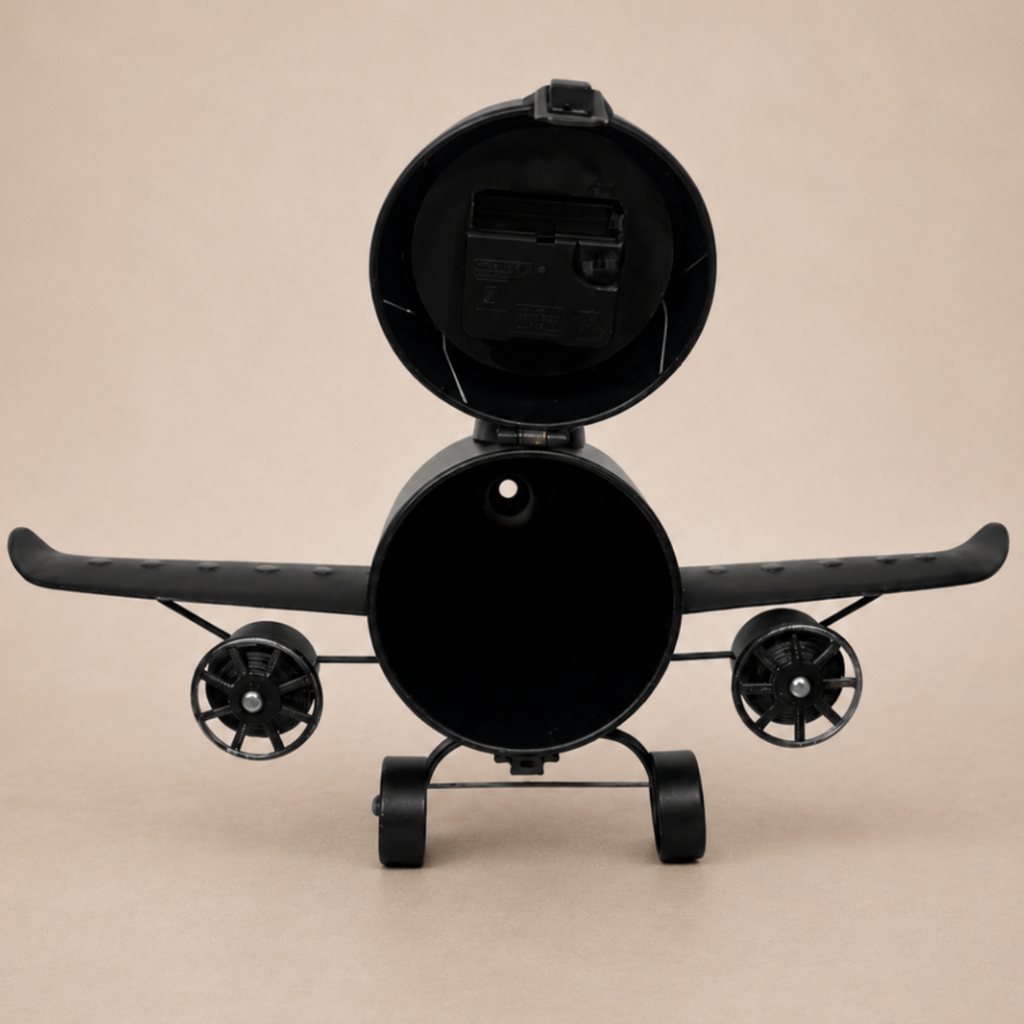 Black Helicopter Clock
