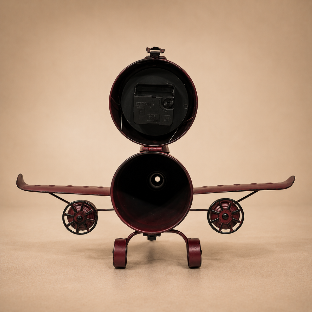 Red Helicopter Clock
