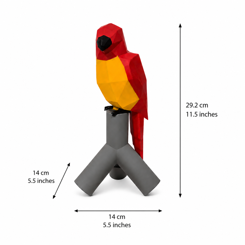 Decor - Red Yellow Parrot