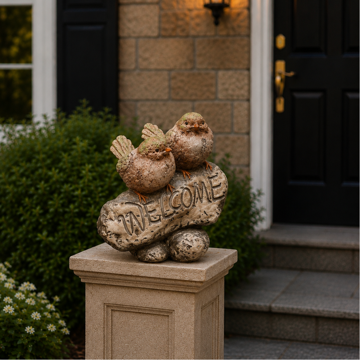 Welcome Bird Duo Décor