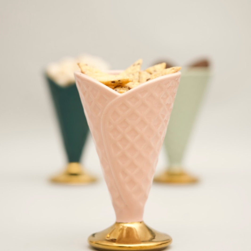 Elegance Cone Serve Pink