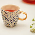 Estelle Mug Dotted Gold Blue