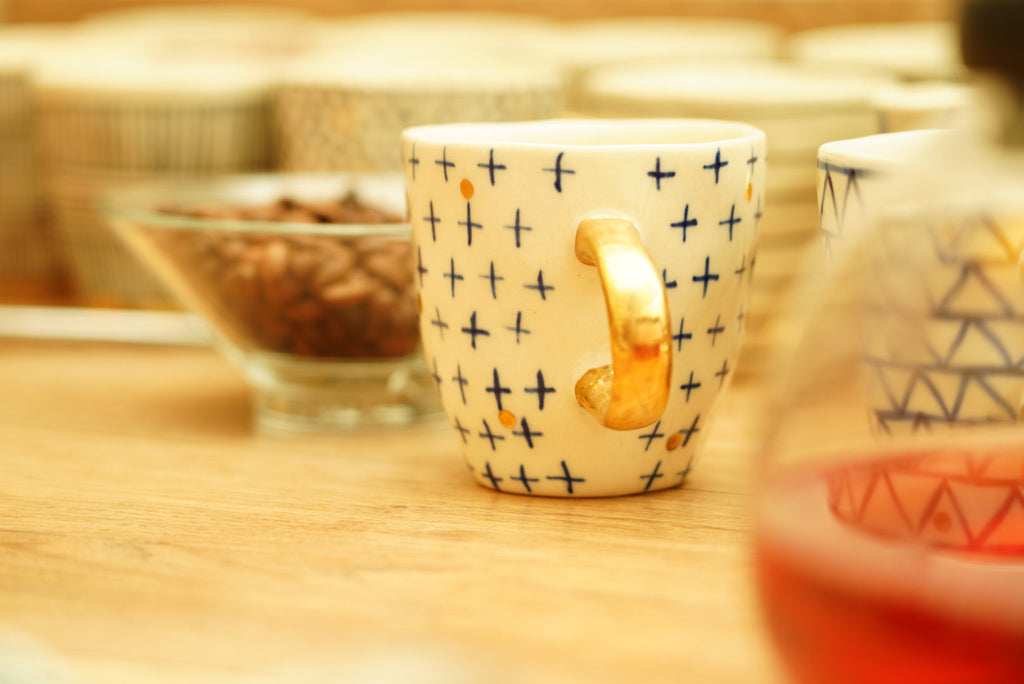 Estelle Mug Plus Gold Blue