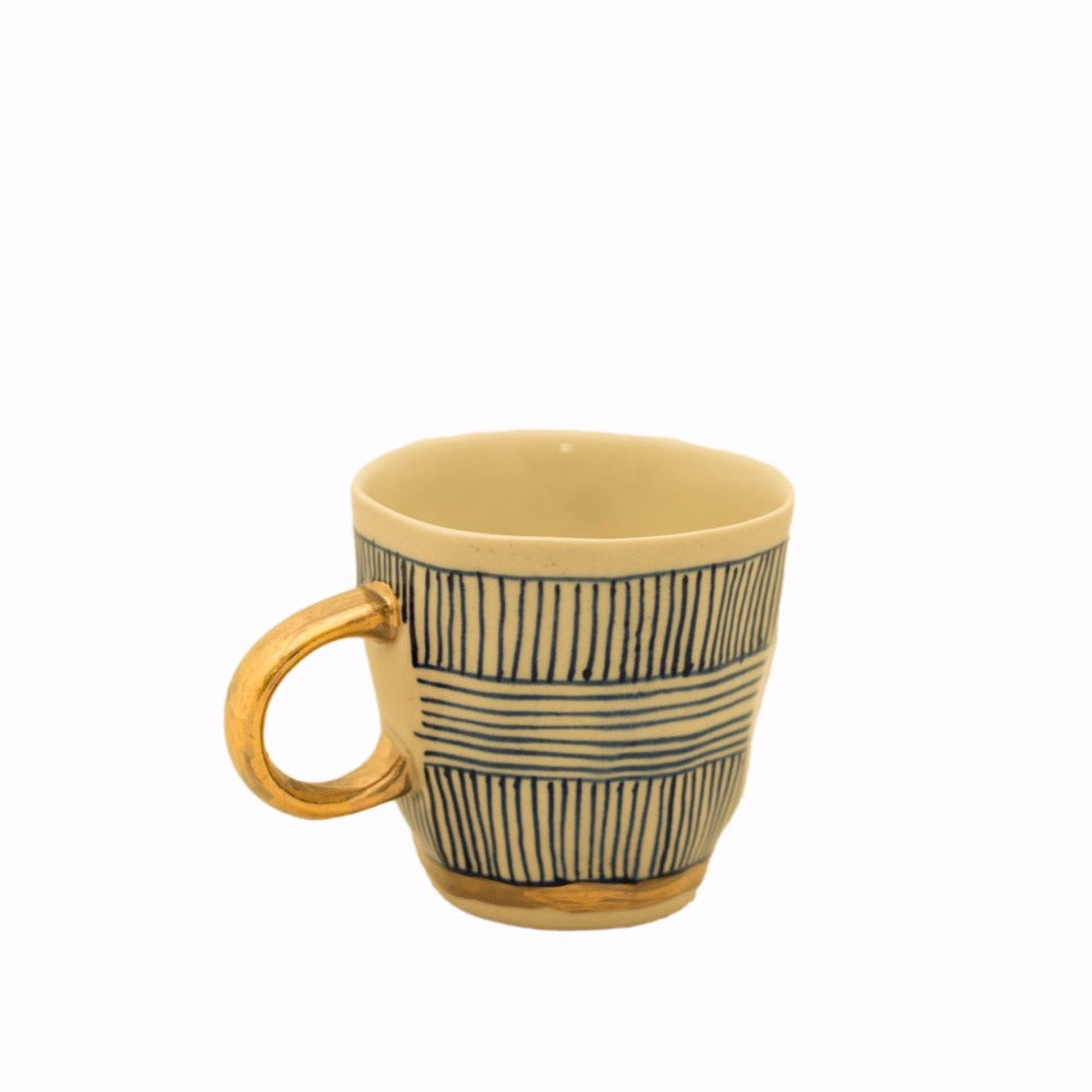 Estelle Mug Single Stripes Blue