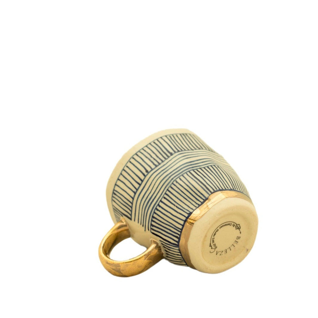 Estelle Mug Single Stripes Blue