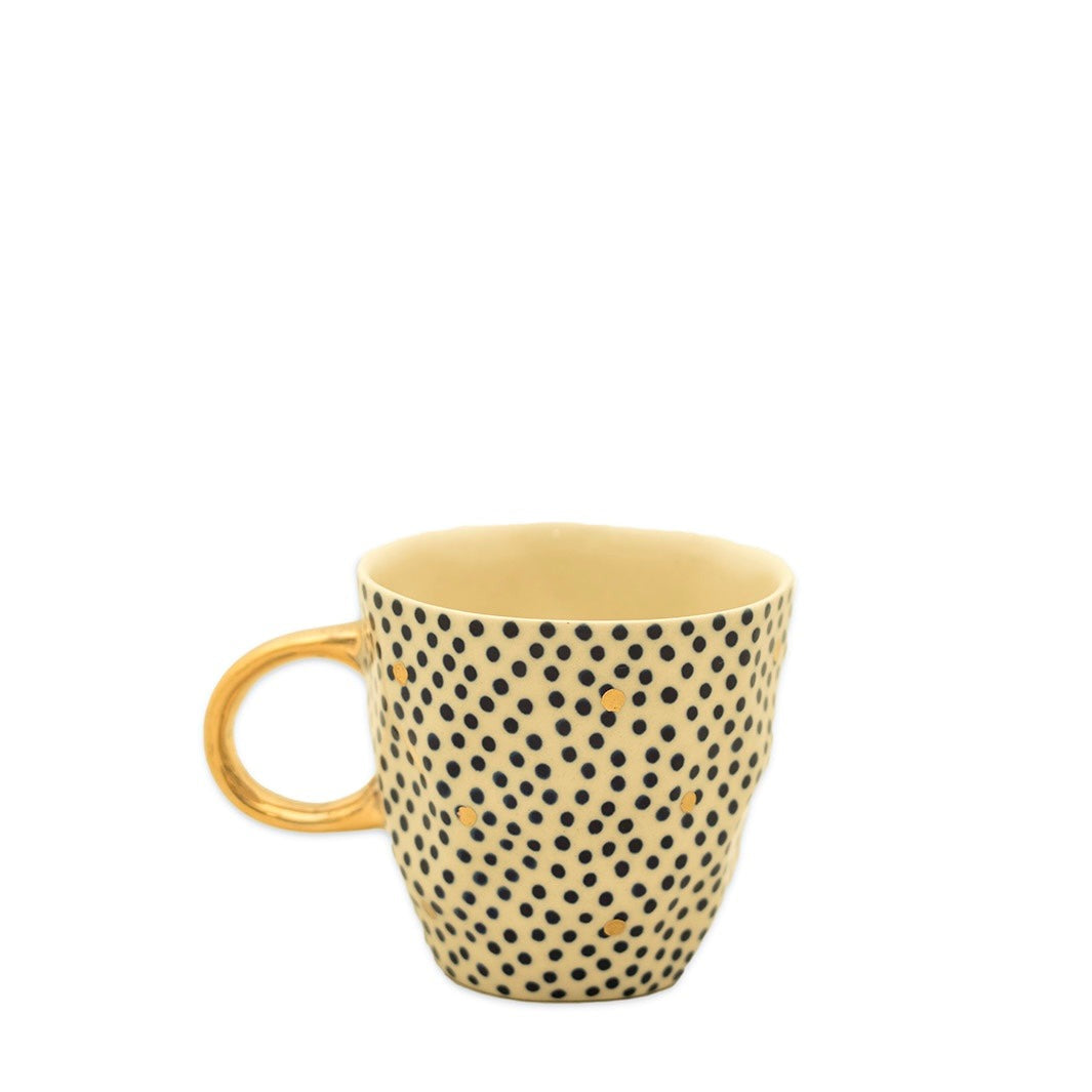 Estelle Mug Dotted Gold Blue