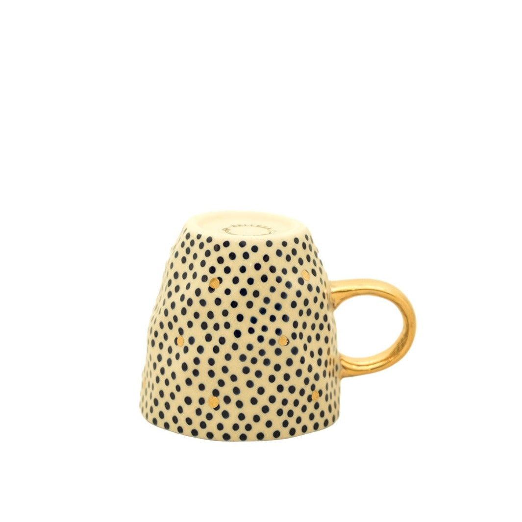 Estelle Mug Dotted Gold Blue