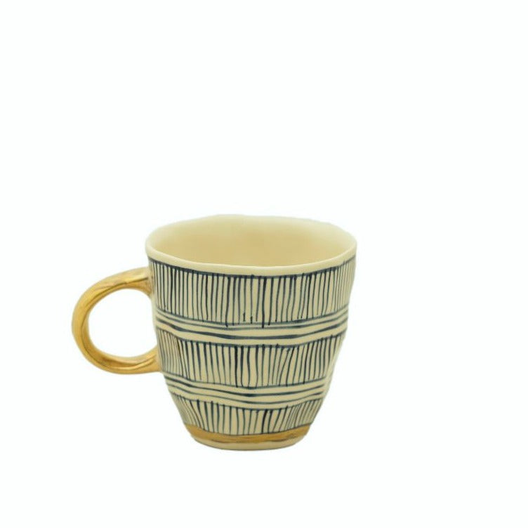 Estelle Mug Double Stripes Blue