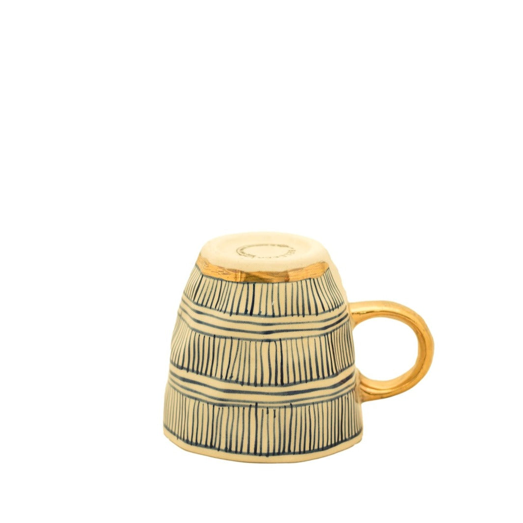 Estelle Mug Double Stripes Blue