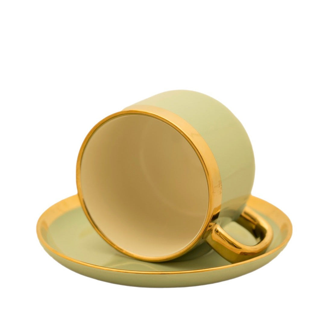 Elegance Cup Saucer Set Green