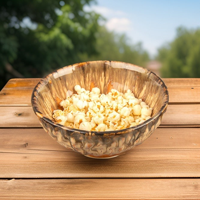 Snack Bowl Mustard Brown Medium