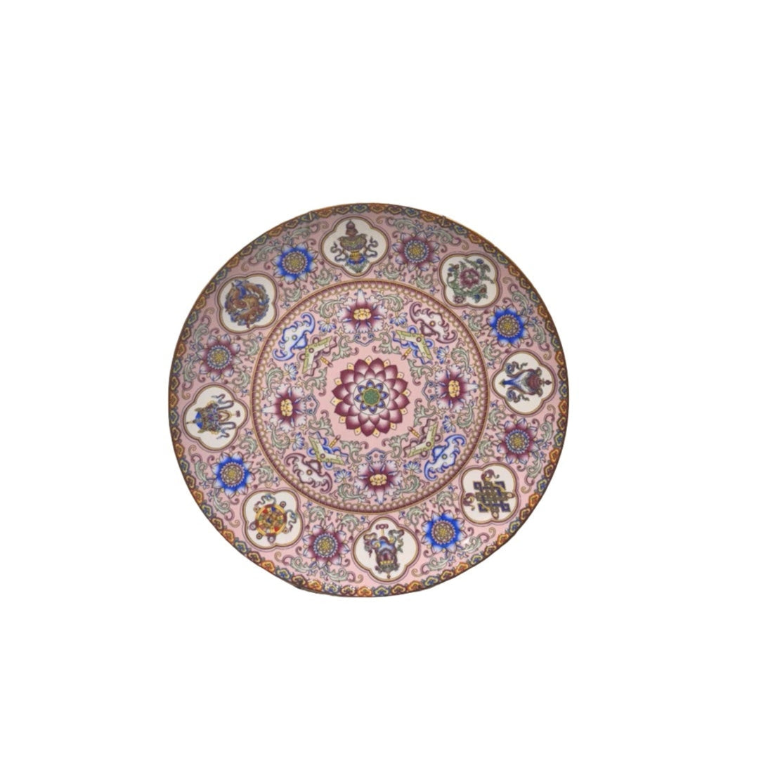 Wall Decor Albert Plate Pink (A)