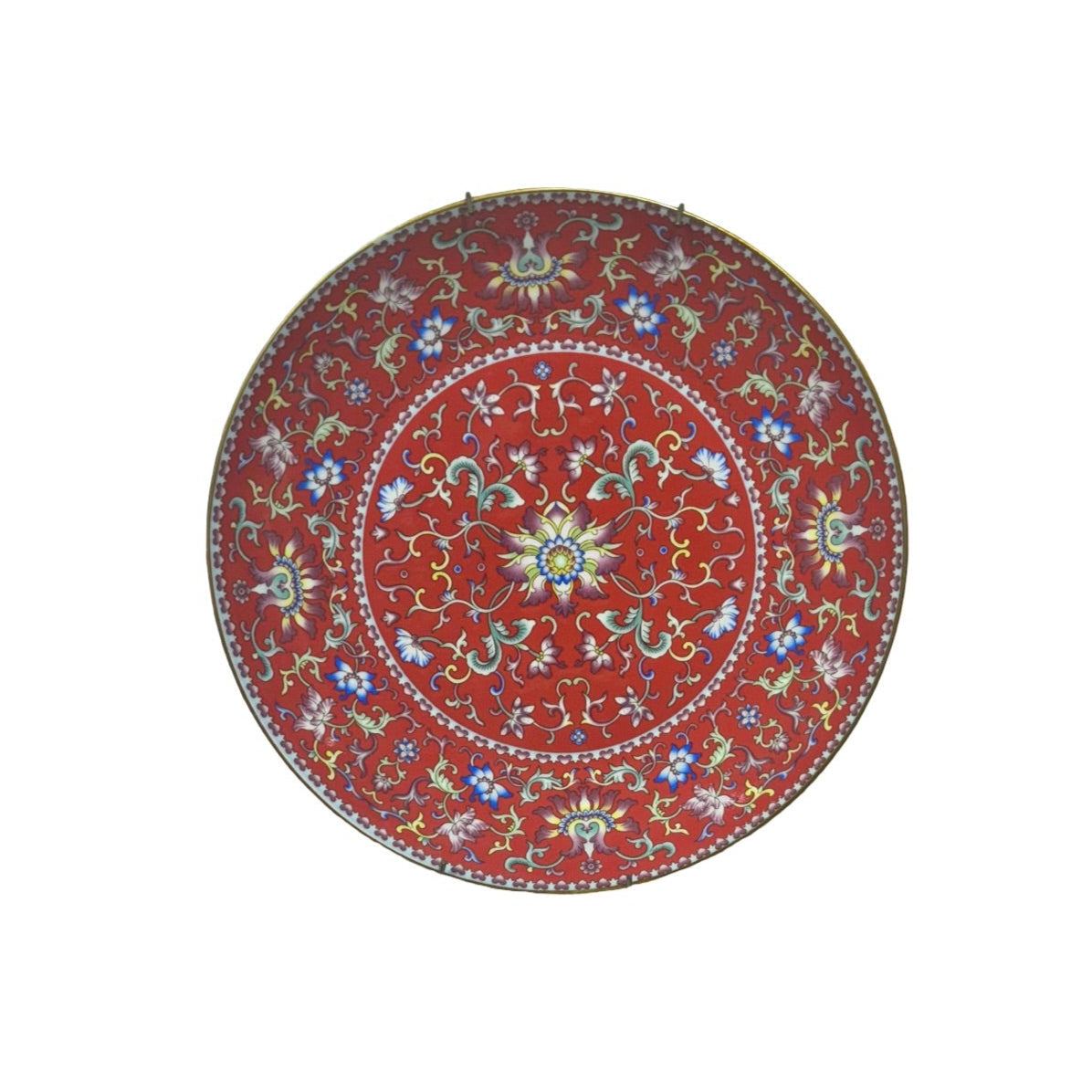 Wall Decor Albert Plate Red (B)