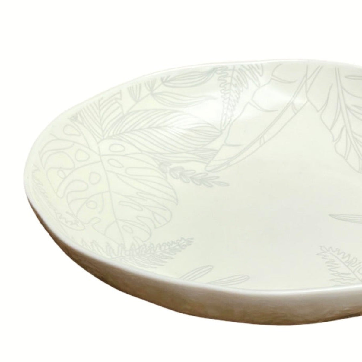 Elena Bowls Set of 2 - Grey Leaf