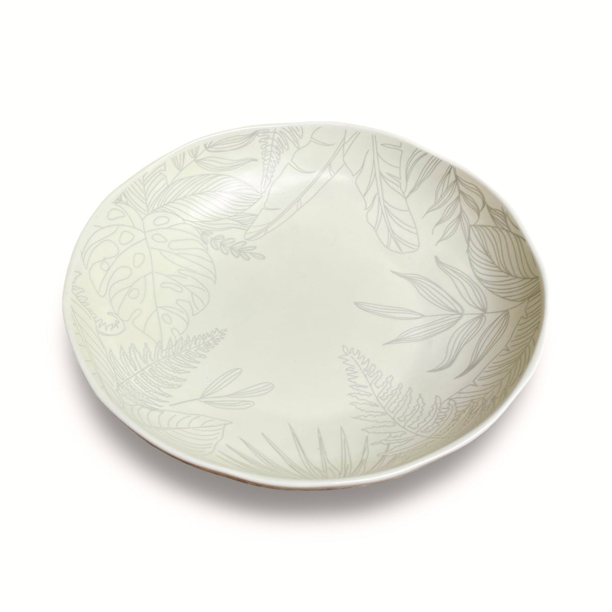 Elena Bowls Set of 2 - Grey Leaf