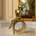 Figurine of Sitting Gold Lady