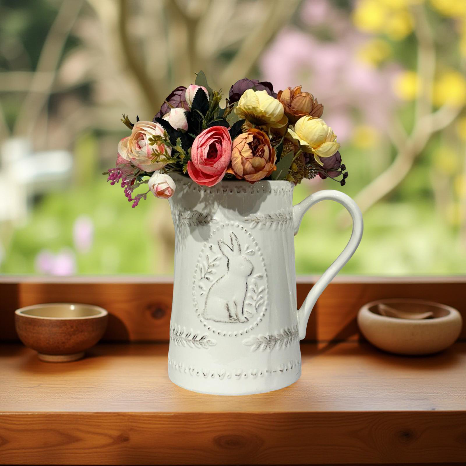 Vase The White Bunny