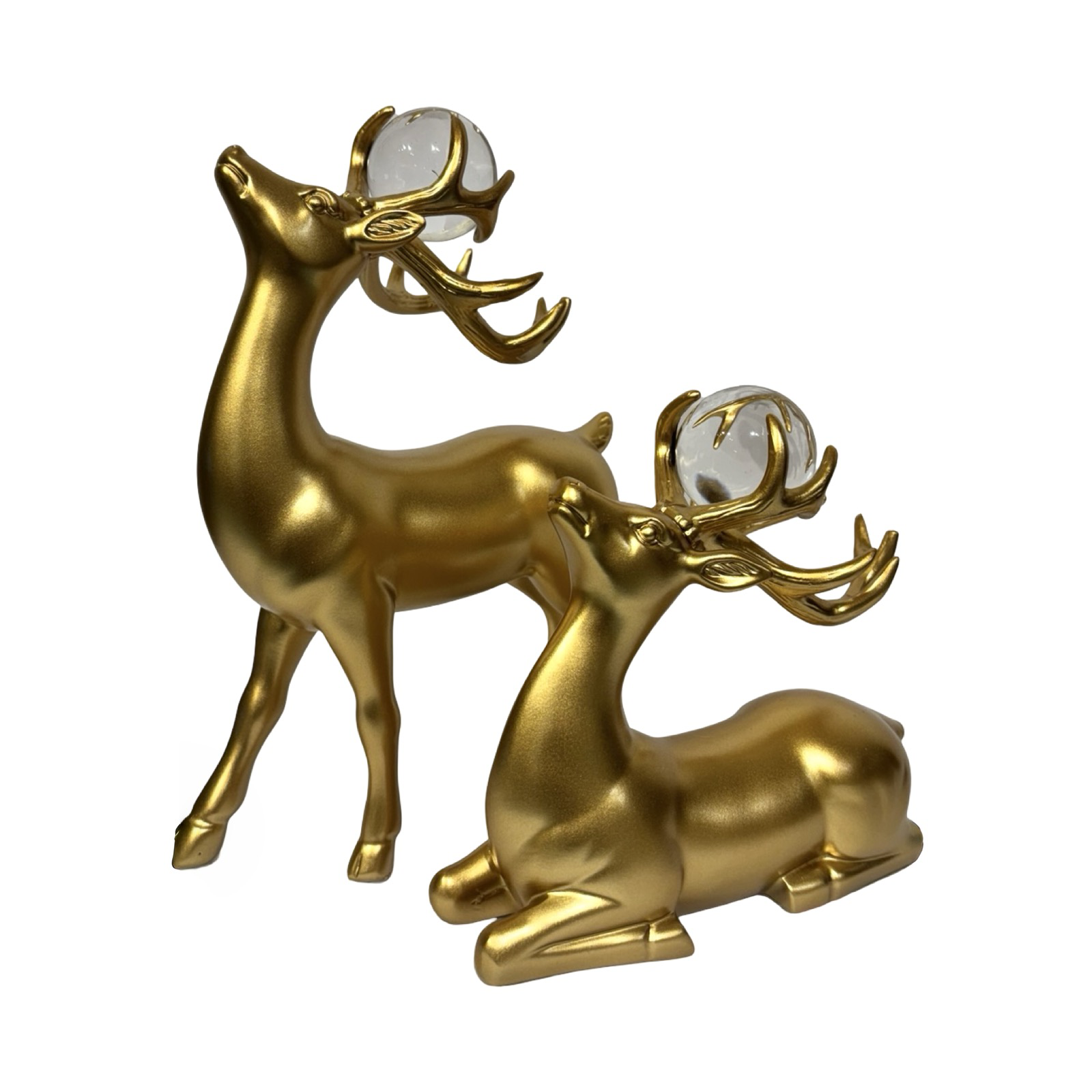 Decorative Gold Reindeers S02