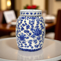 Decorative Jar - Blue Mandarin (A)
