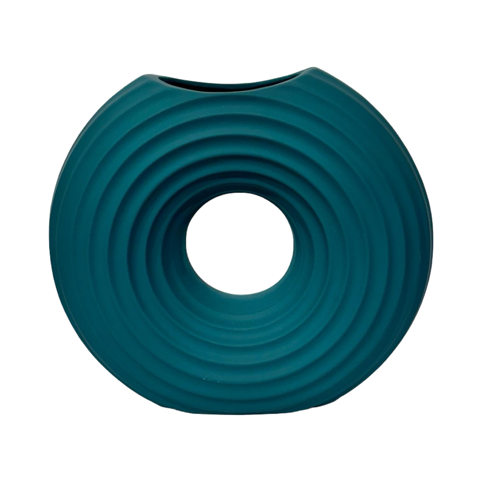 Vase Green Round Small