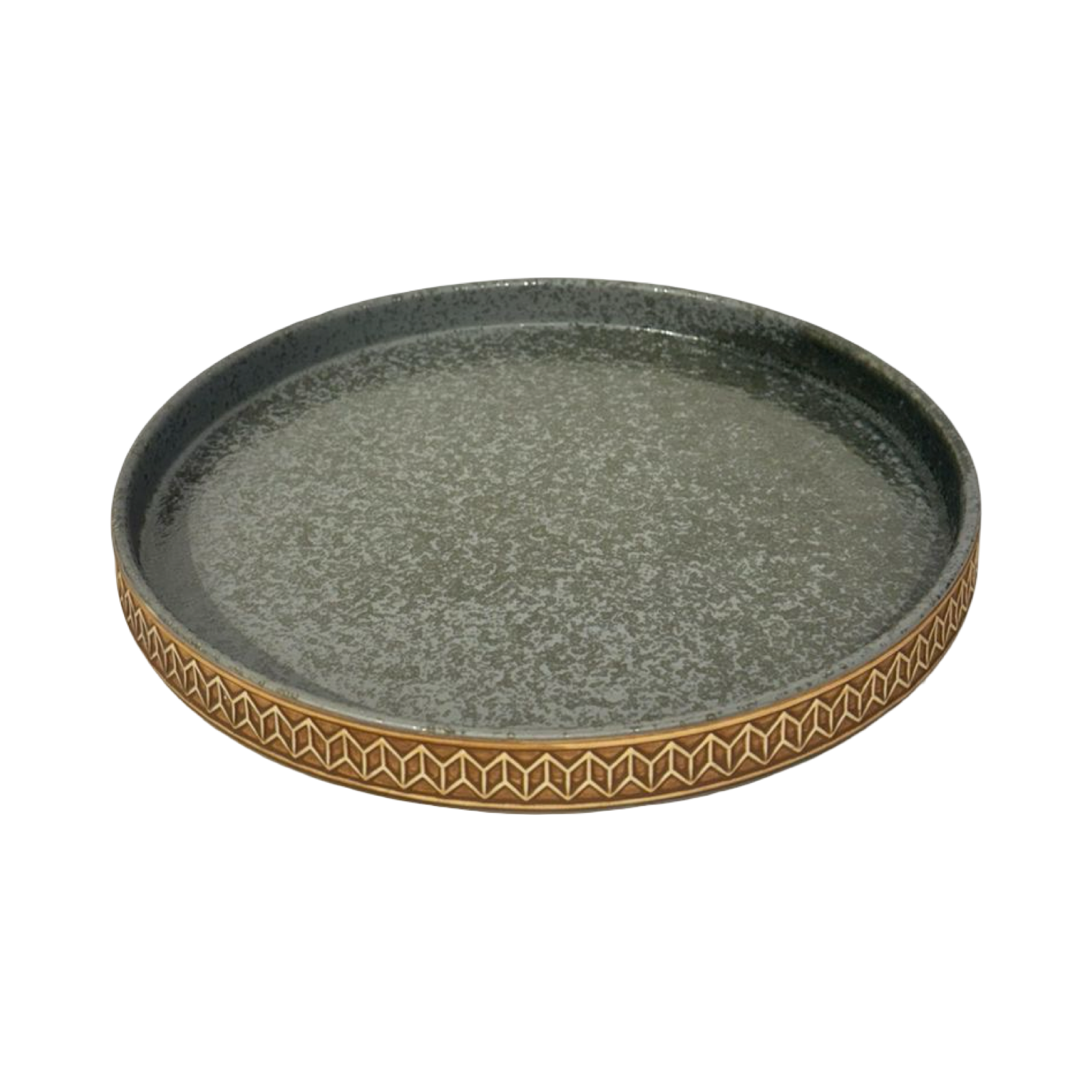 Bath Set Grey & Brown with Tray