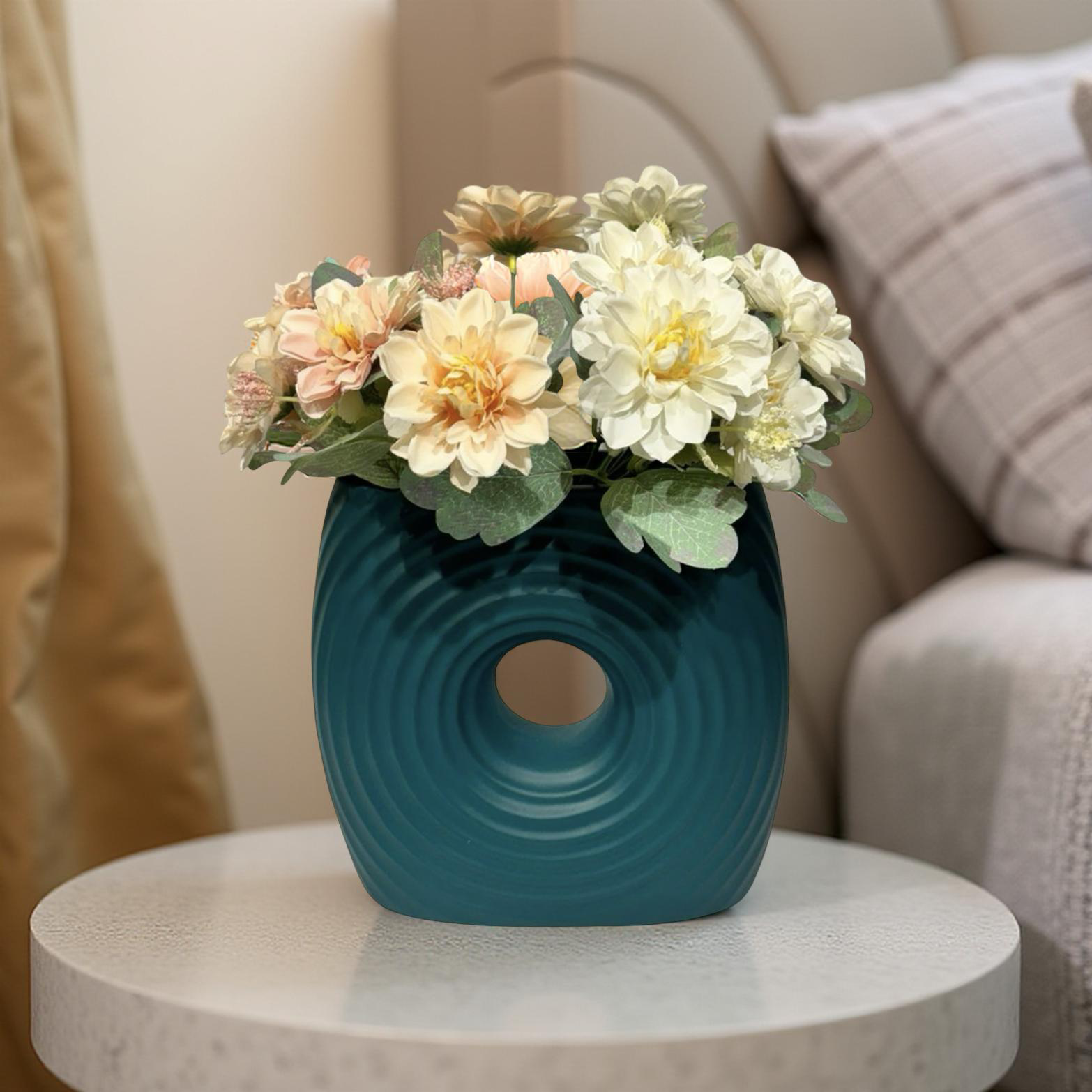 Vase Green Square Small