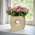 Vase Cream Square Small
