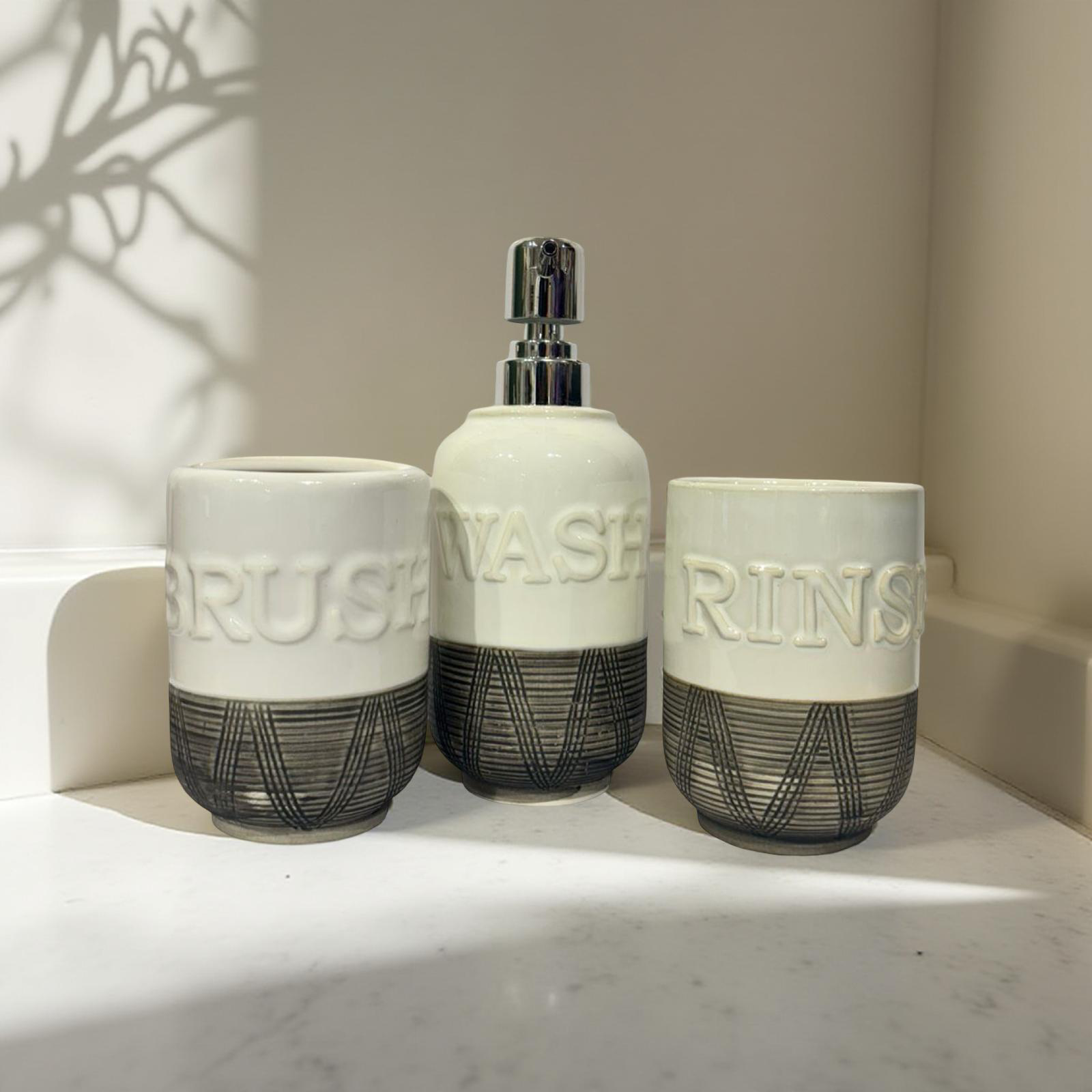 Bath Set WBR Grey