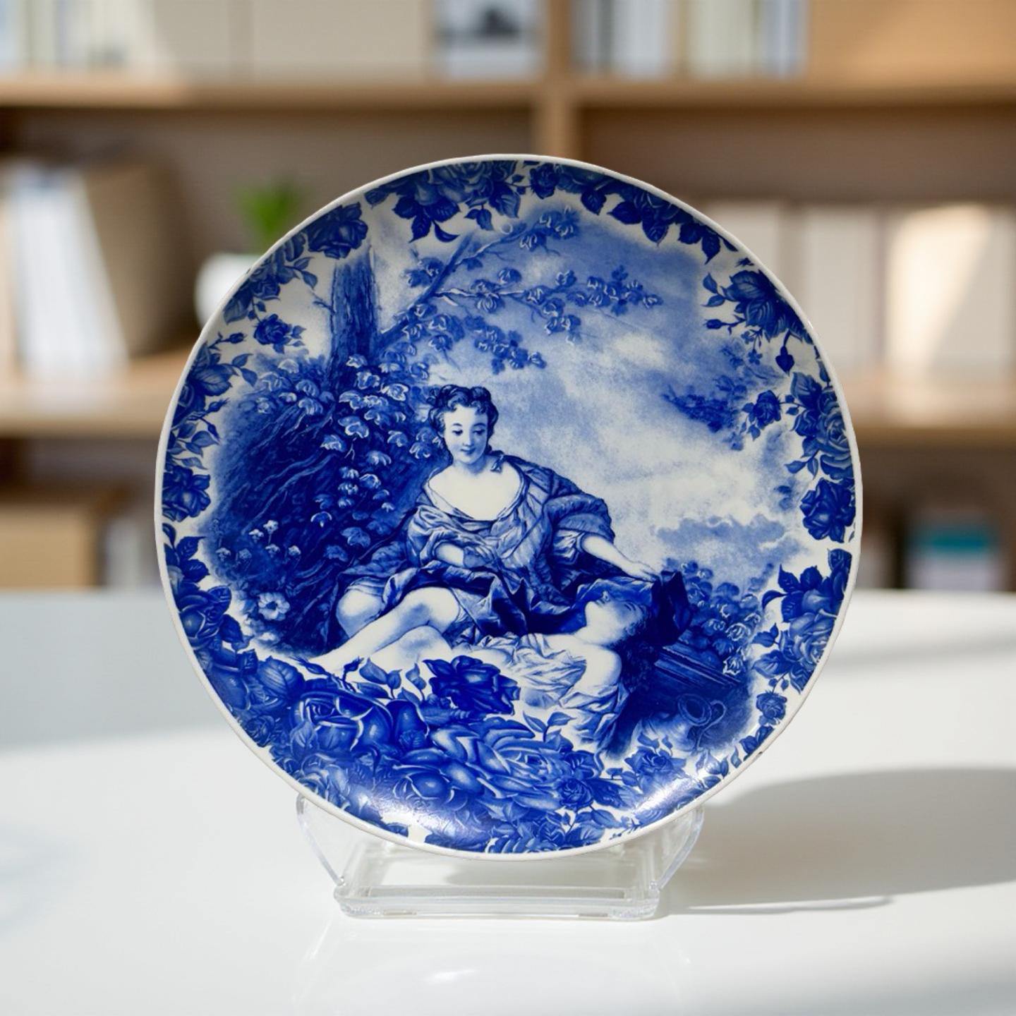 Decor Plate - Woman Sleeping Small