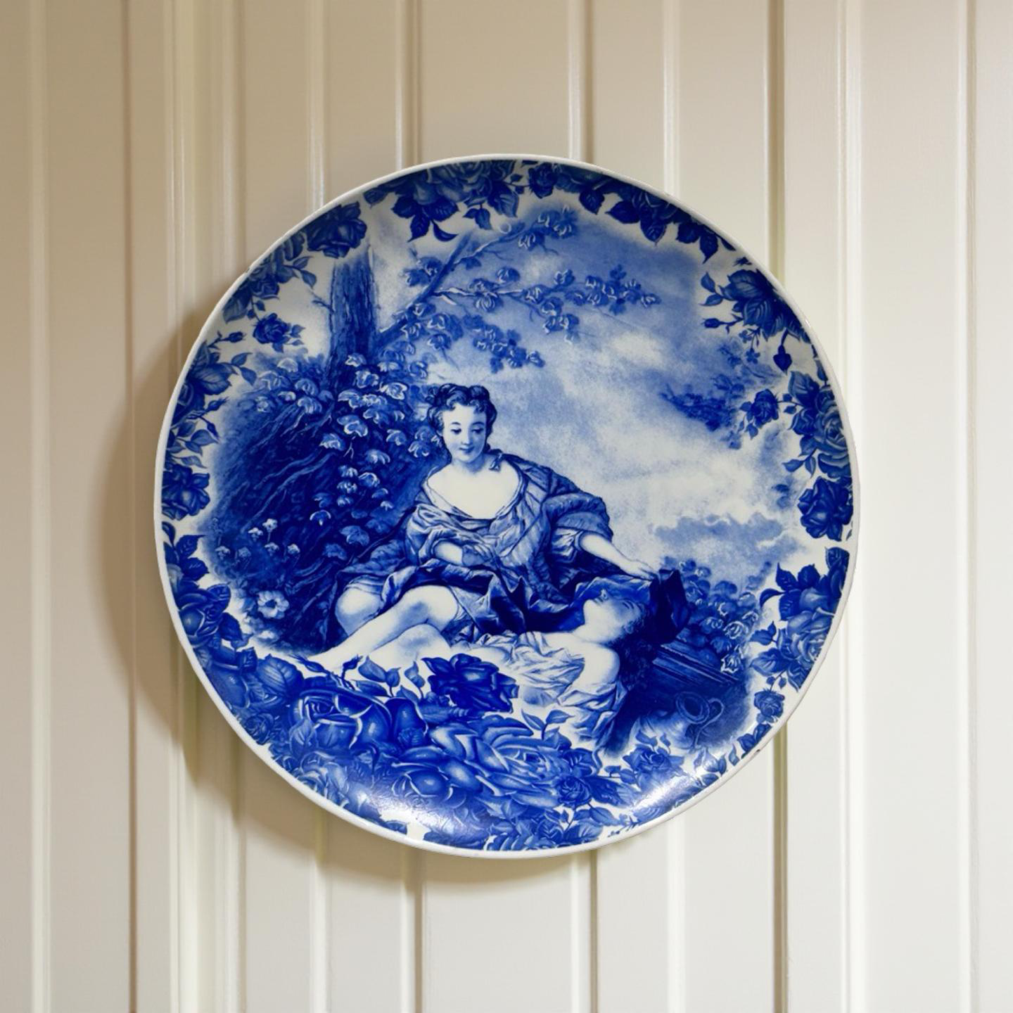 Decor Plate - Woman Sleeping Small